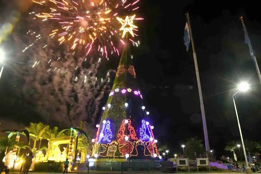 Habilitaron el sistema lumínico Formosa brilla