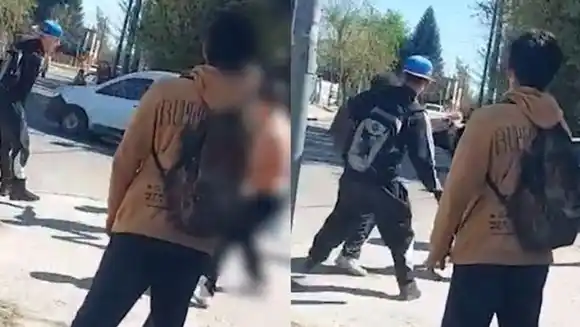 Video brutal: así fue el ataque a puñaladas de un adolescente a otro a la salida de una escuela en José C. Paz