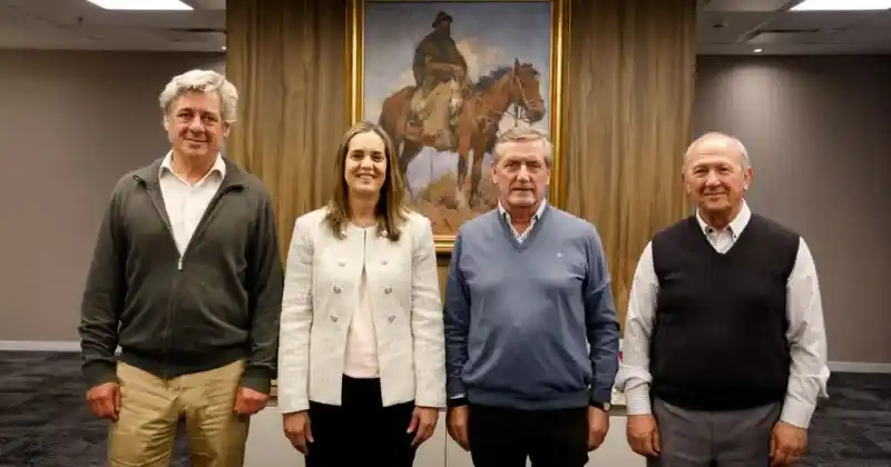 Nicolás Pino, Andrea Sarnari, Elvio Laucirica y Carlos Castagnani.