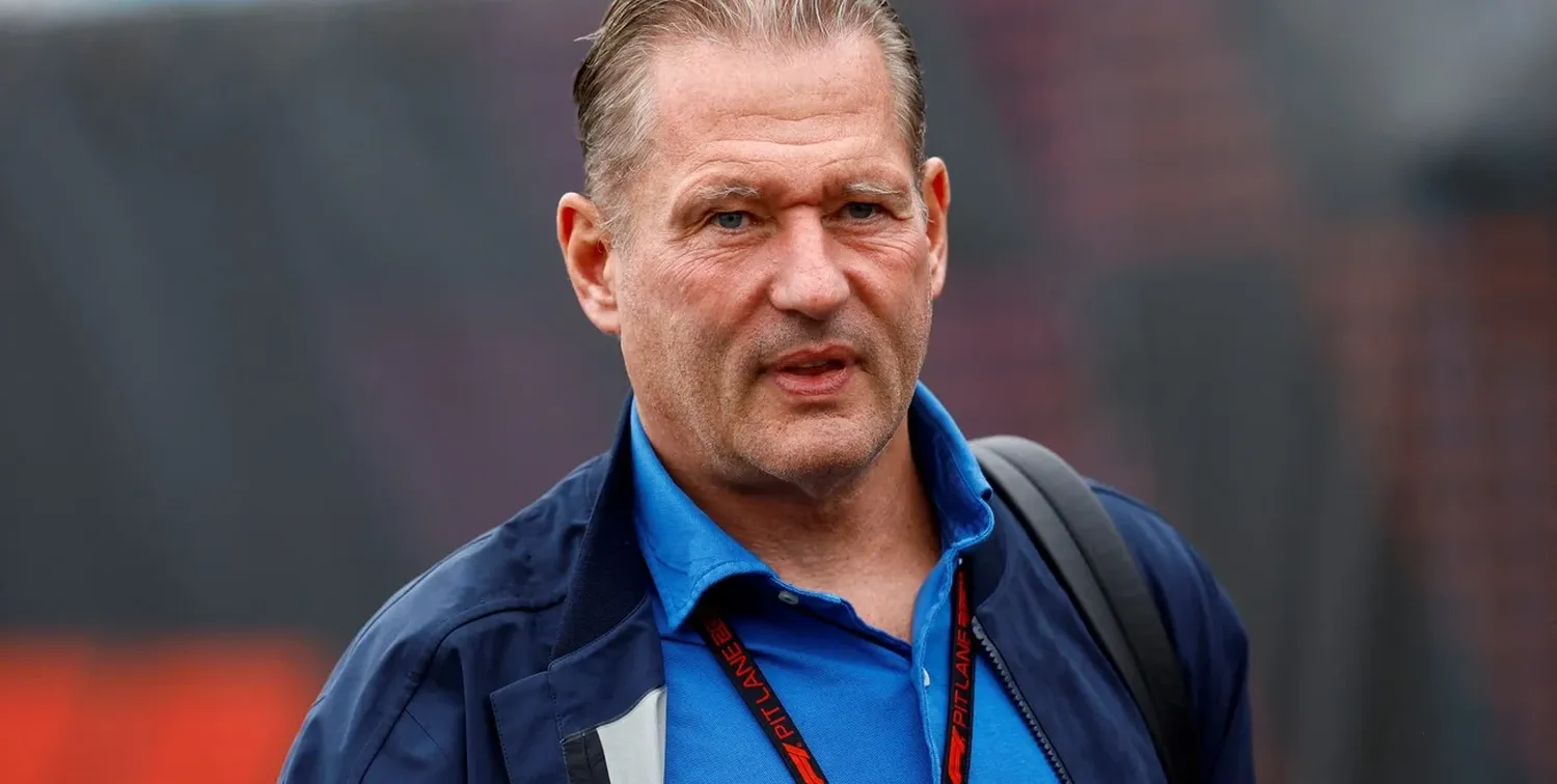 Jos Verstappen en el corporativo de Red Bull. El padre de Max dio su opinión sobre el argentino Franco Colapinto. Crédito: Piroschka Van De Wouw/Reuters