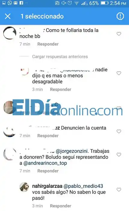 Una maniobra repudiable en Instagram: "Soy inocente"
