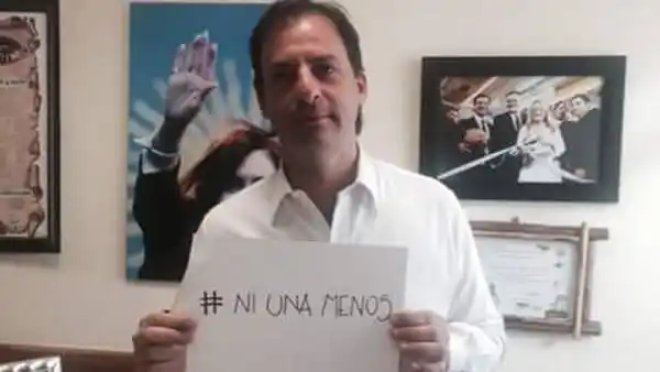 Escobar: Candidato apoyó el #NiUnaMenos y tiene denuncias por maltrato