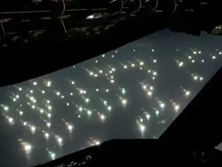 La "Ciudad Flotante" ¿al borde? de la Milla 201 (Captura de video De Enrique Piñeyro)