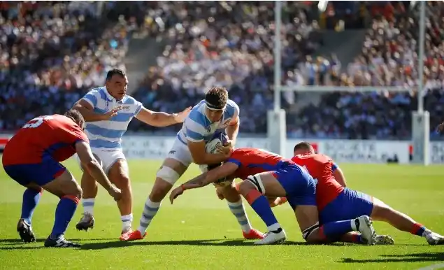 Los Pumas derrotaron a Chile, consiguieron el punto bonus y sueñan con los cuartos de final del Mundial de rugby