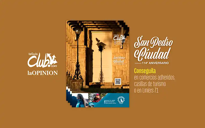 La nueva edición de La Guía Club ya está en la calle, con los saludos por el aniversario de San Pedro Ciudad