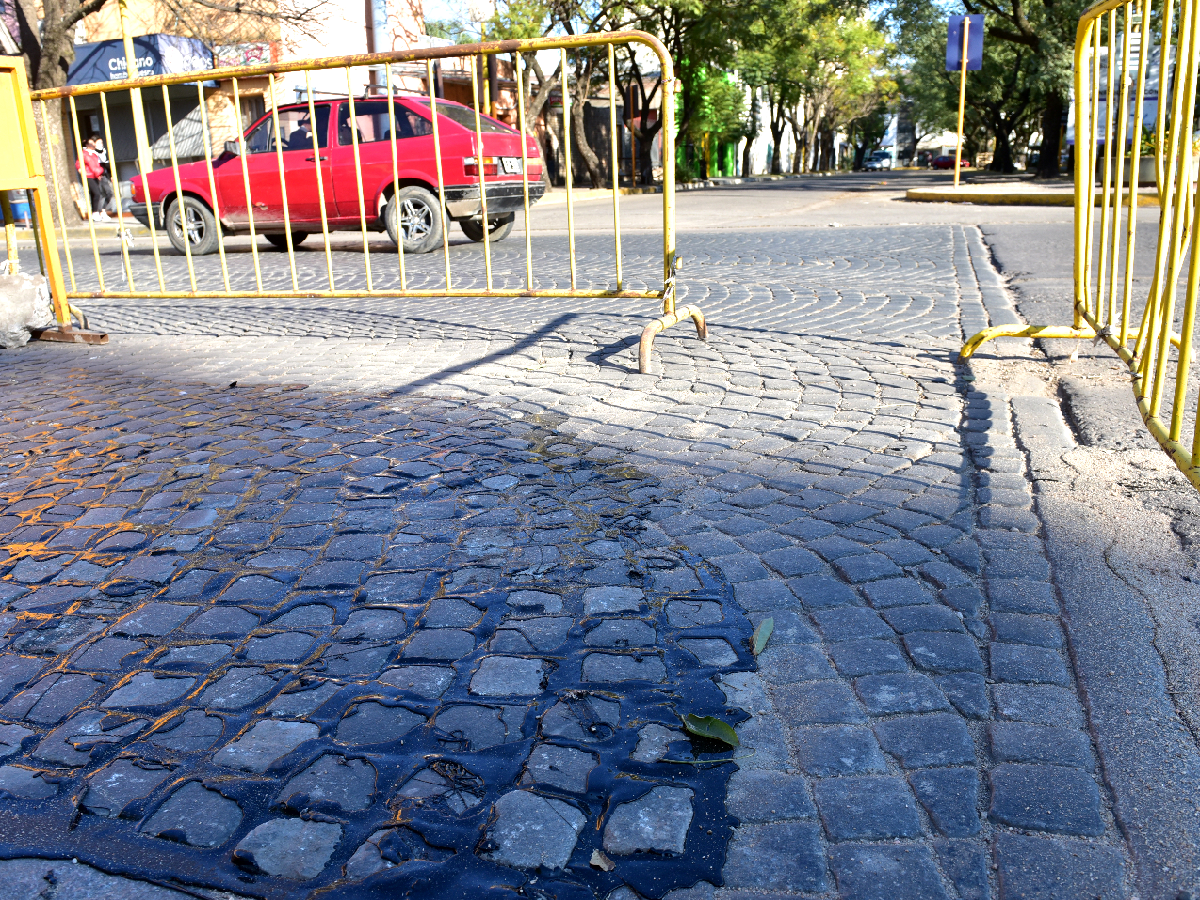 Comienzan a arreglar casi 23 mil adoquines  
