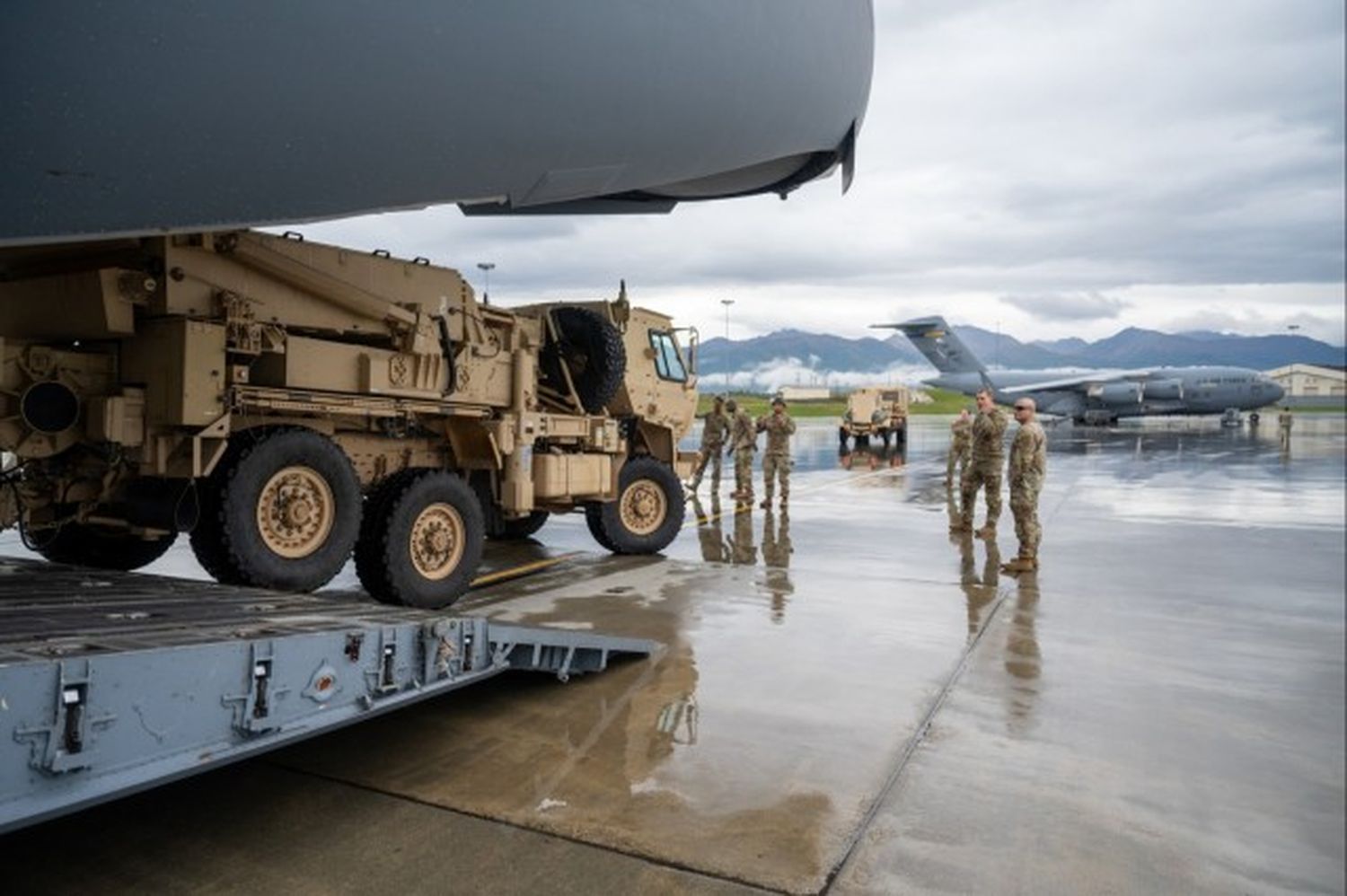 Strategic Deployment: U.S. Military Lands on Shemya Island, Alaska