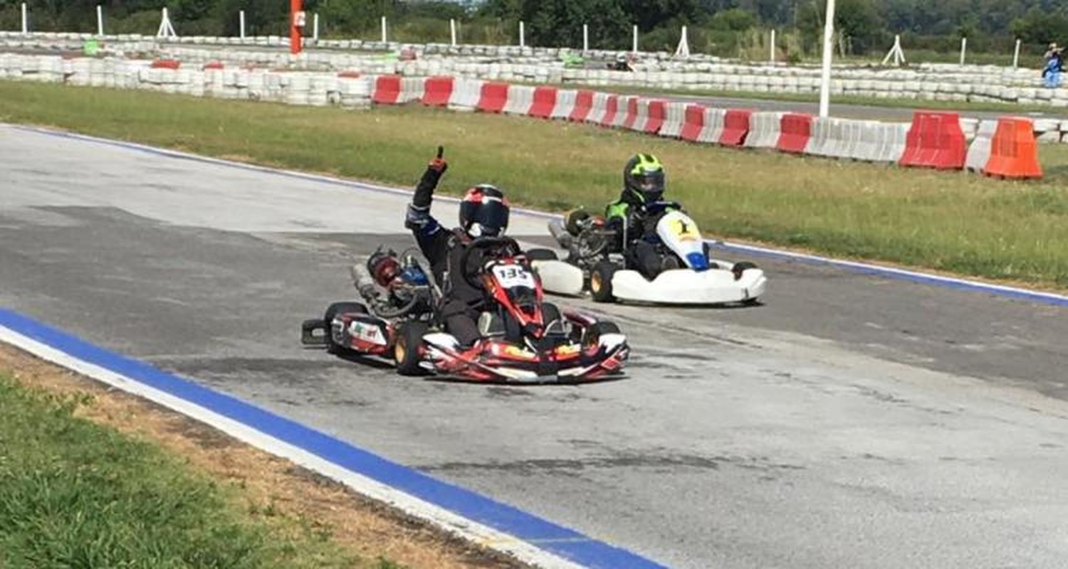 Esteban Aucheró se llevó el título en Kart Plus en su primer año sobre circuito de asfalto