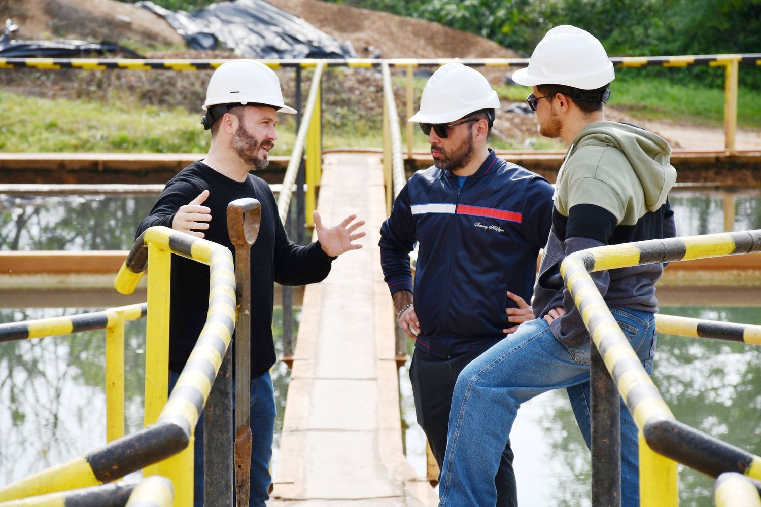 Este domingo se realizaron  trabajos de mantenimiento en la planta potabilizadora