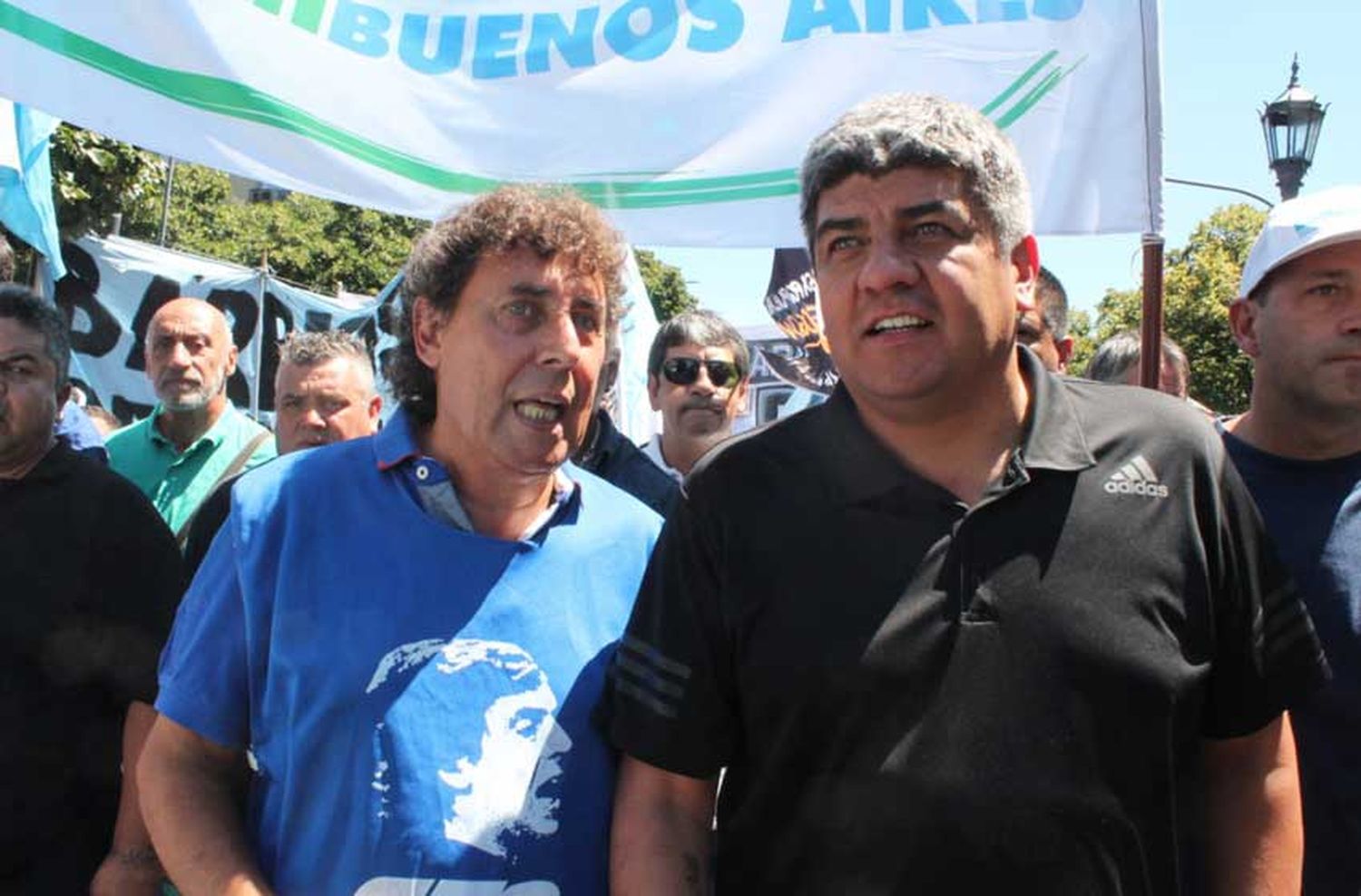 Moyano y Micheli estarán en la marcha contra el tarifazo en la ciudad