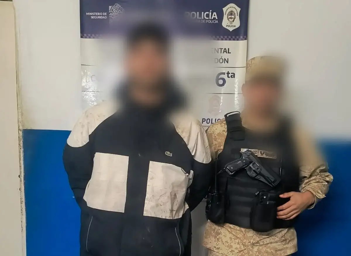 El procedimiento en una vivienda ubicada en Leguizamón 600.