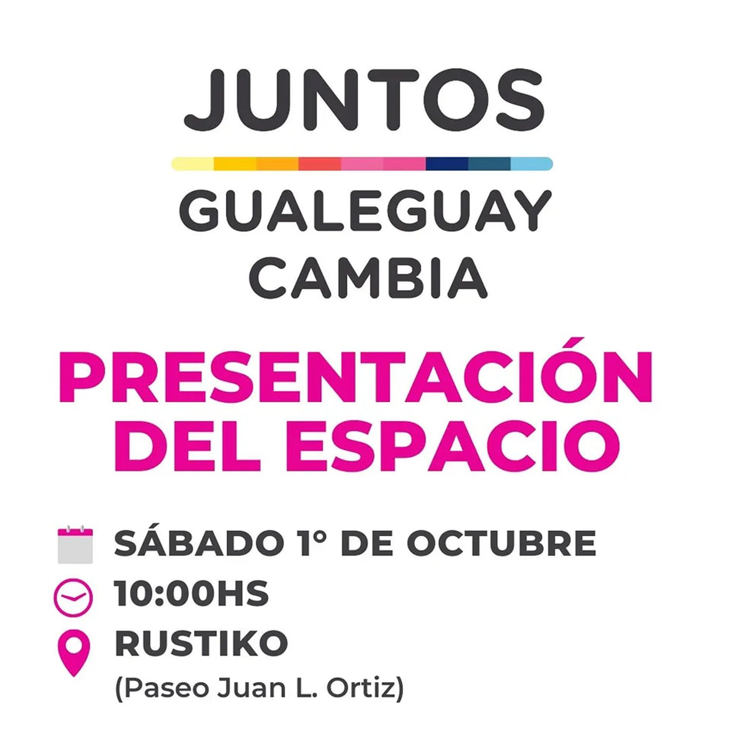 Juntos presenta su espacio