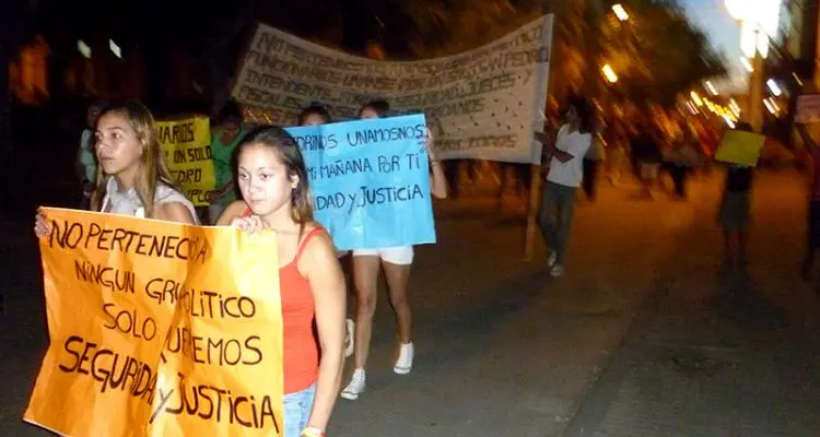 Marcha y reuniones para combatir la inseguridad