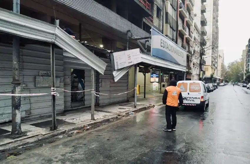 Azota el temporal en Mar del Plata: se esperan vientos más fuertes