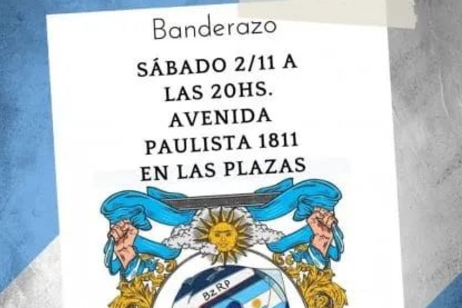 Banderazo convocado por los fans argentinos (X)
