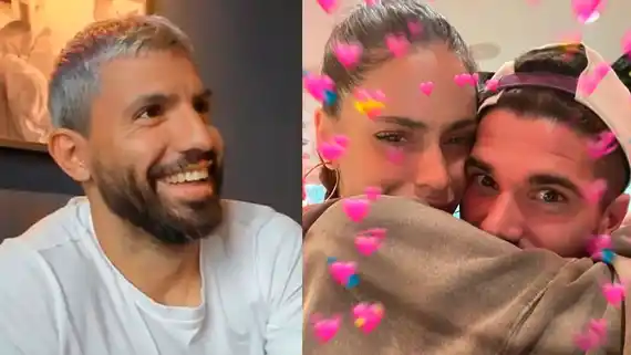 La chicana del Kun Agüero a Rodrigo de Paul por su romance con Tini Stoessel