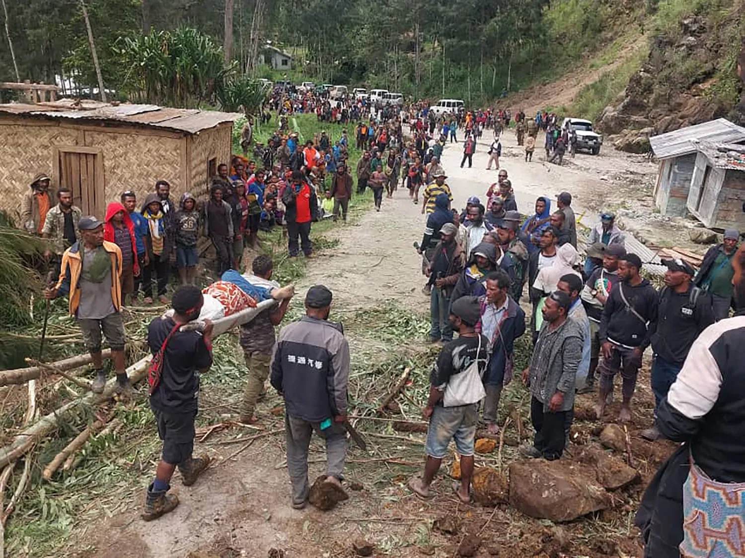 Papa New Guinea Landslide Images