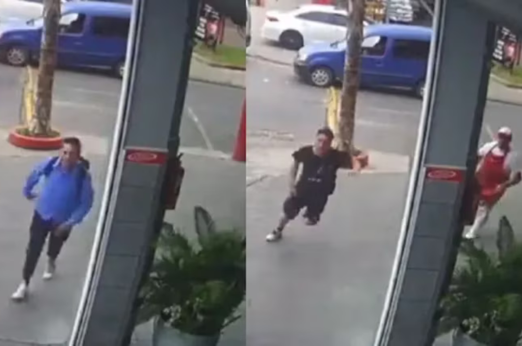 Dramático momento vivió el hombre.