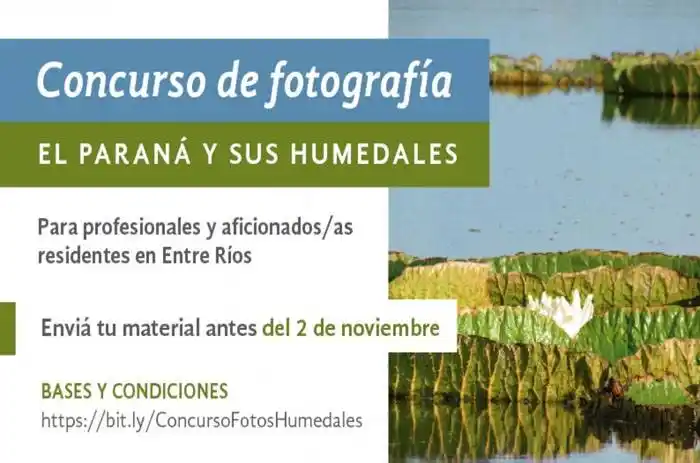 �altimos días para participar  del concurso fotográfico  �SParaná y sus humedales⬝
