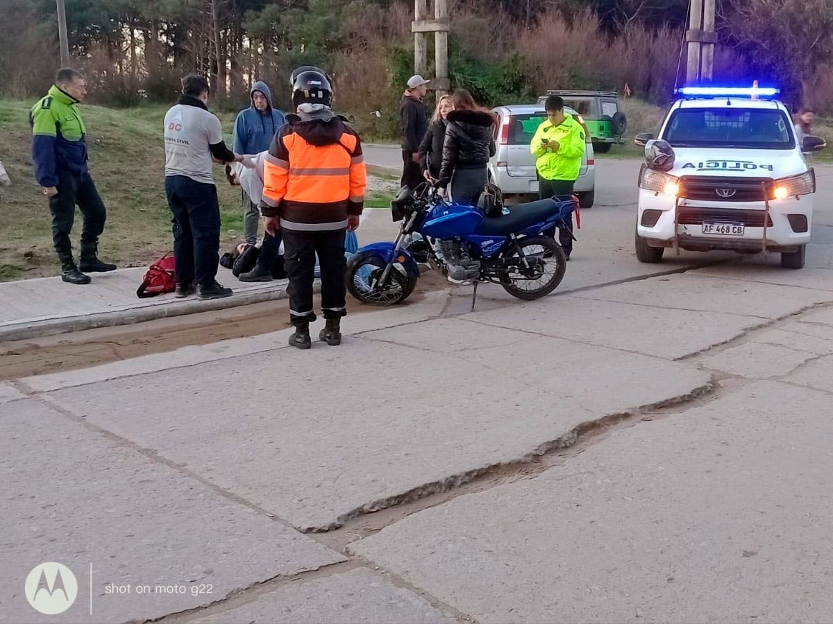 Dos personas resultaron con lesiones en la tarde de hoy