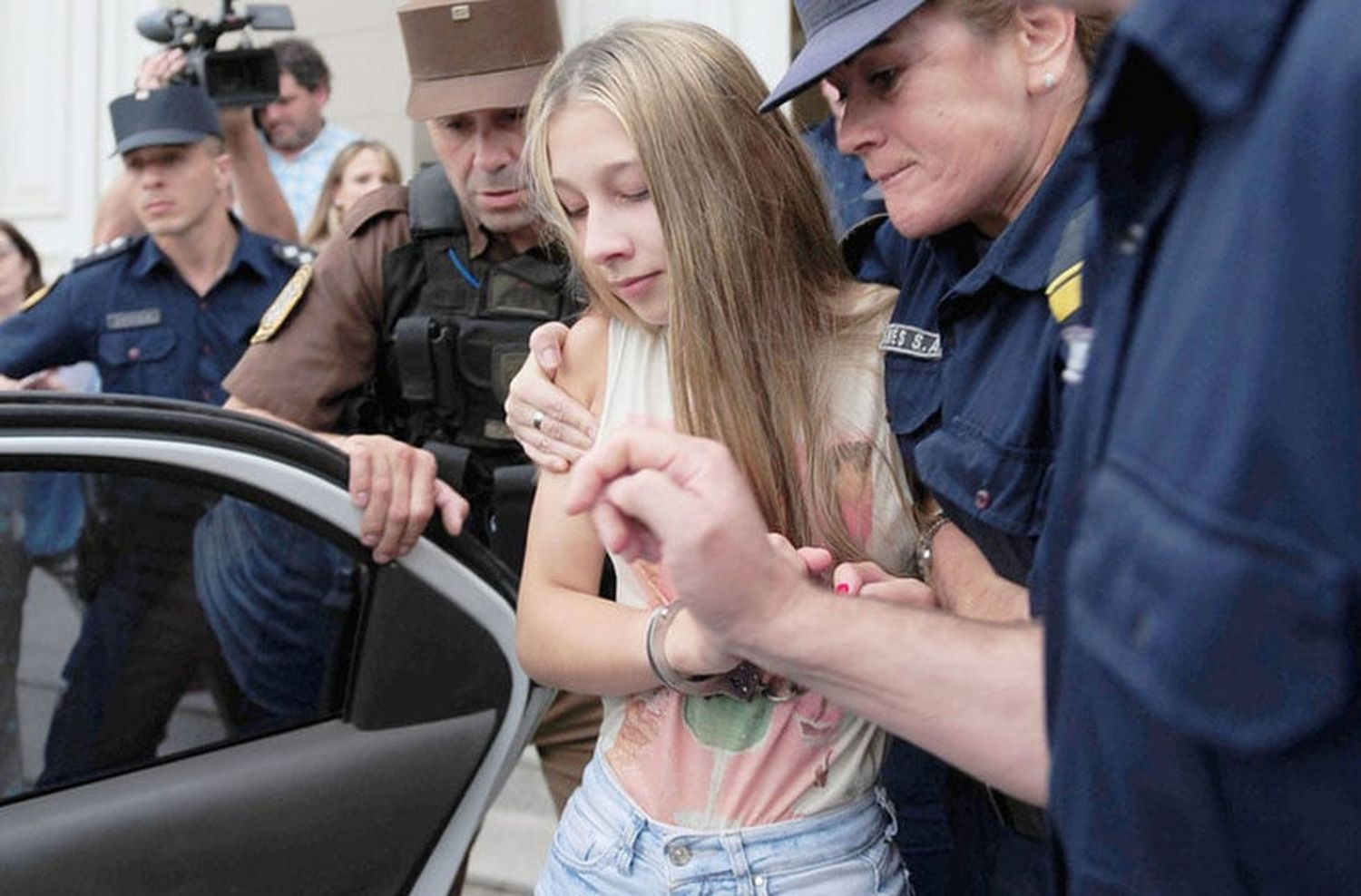 . Nahir Galarza. Foto: Clarín