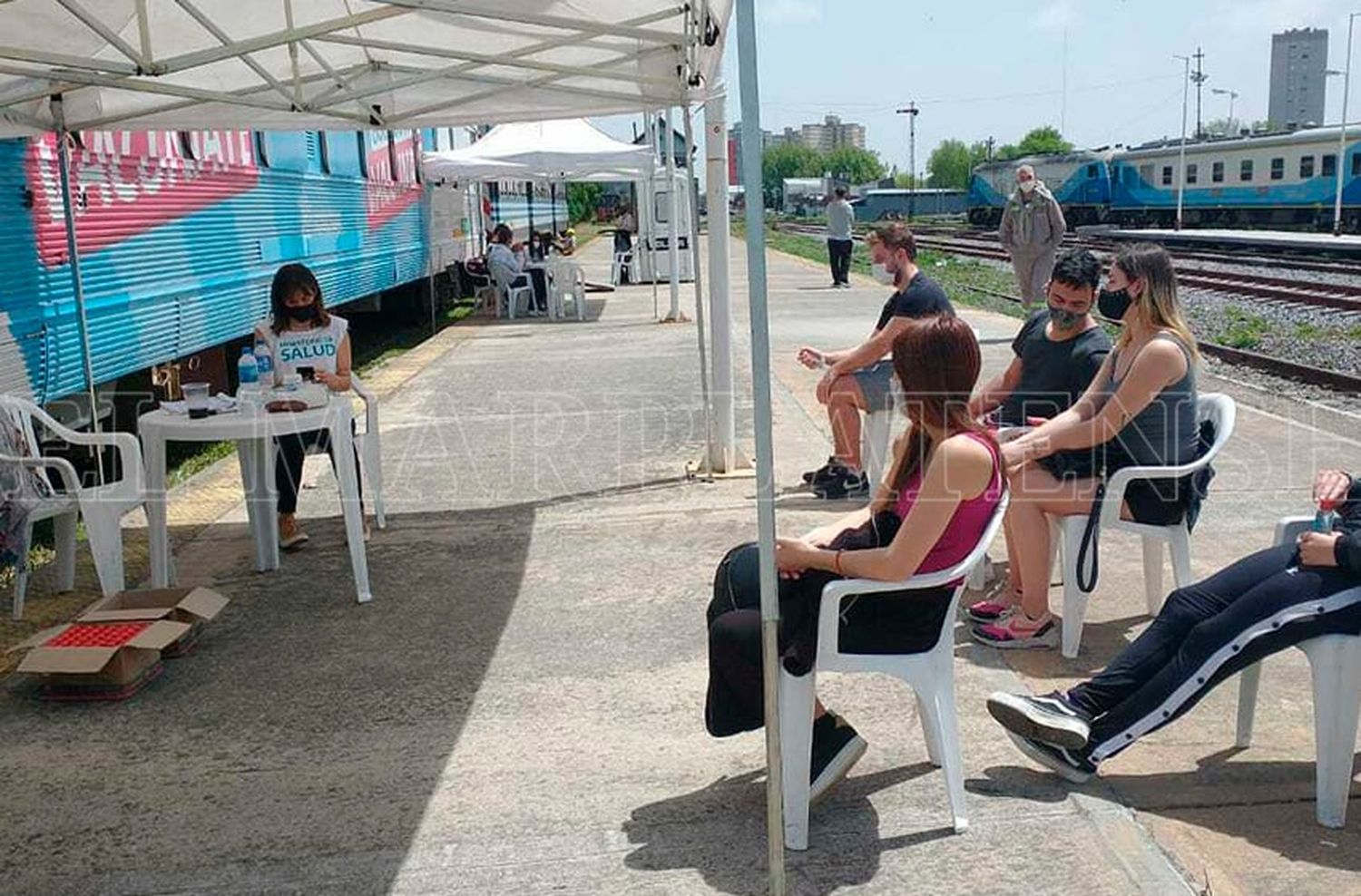 Mar del Plata amplía la campaña de vacunación con la llegada del Tren Sanitario