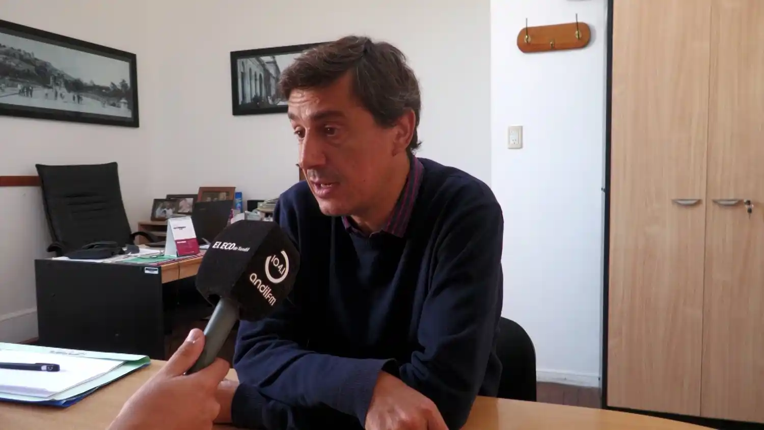 El secretario de Gobierno comunal y presidente del Comité, Miguel Lunghi (h).