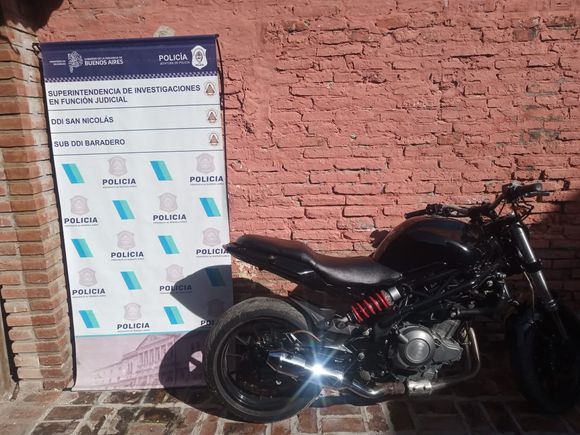 Secuestraron una moto de alta cilindrada "melliza" de una radicada en Pergamino