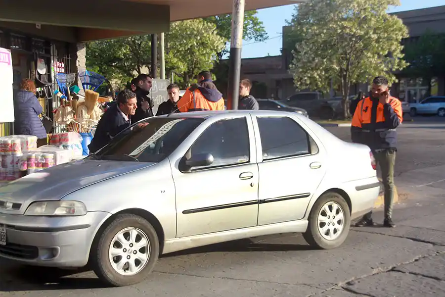 Chocó y tenía una licencia falsa