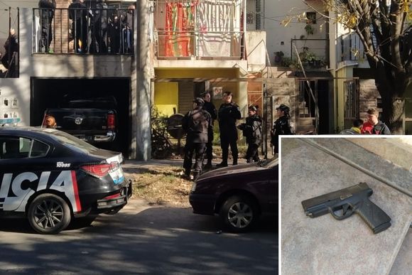 Baleó una casa a bordo de un monopatín en zona sudoeste y fue detenido