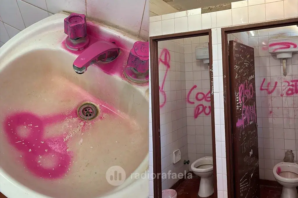 Vandalizaron los baños de la Terminal de María Juana y buscan identificar a los responsables