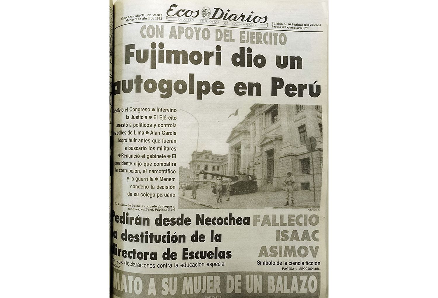 Martes 7 de abril de 1992