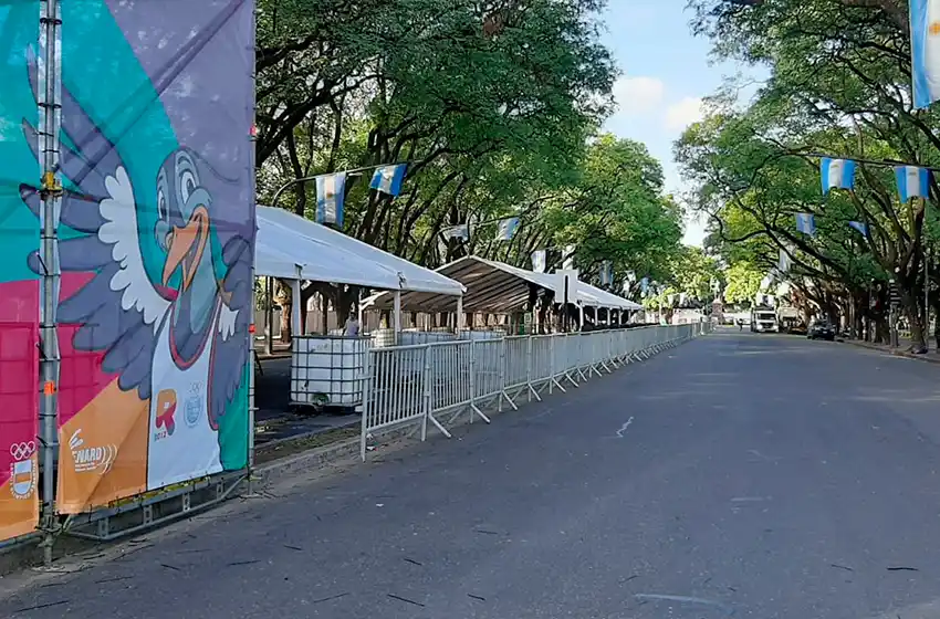Juegos Suramericanos: el predio en el Parque Independencia quedó cerrado por completo