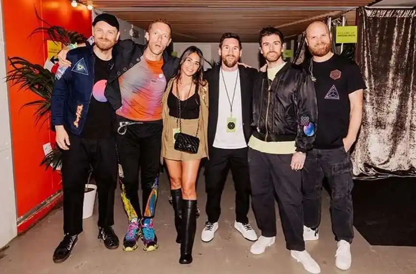 Los looks de Lionel Messi y Antonela Roccuzzo para ver a Coldplay en Barcelona