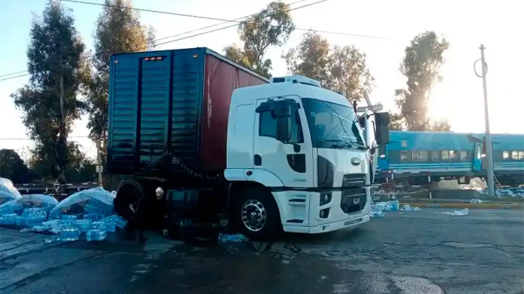 Pese al fuerte impacto, no hubo heridos de gravedad