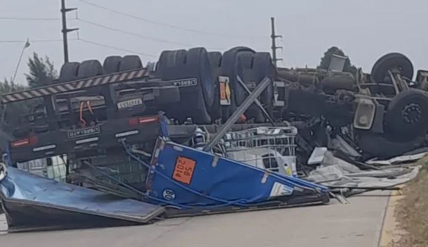 Fue identificado el camionero que falleció en el trágico accidente de la Ruta 14