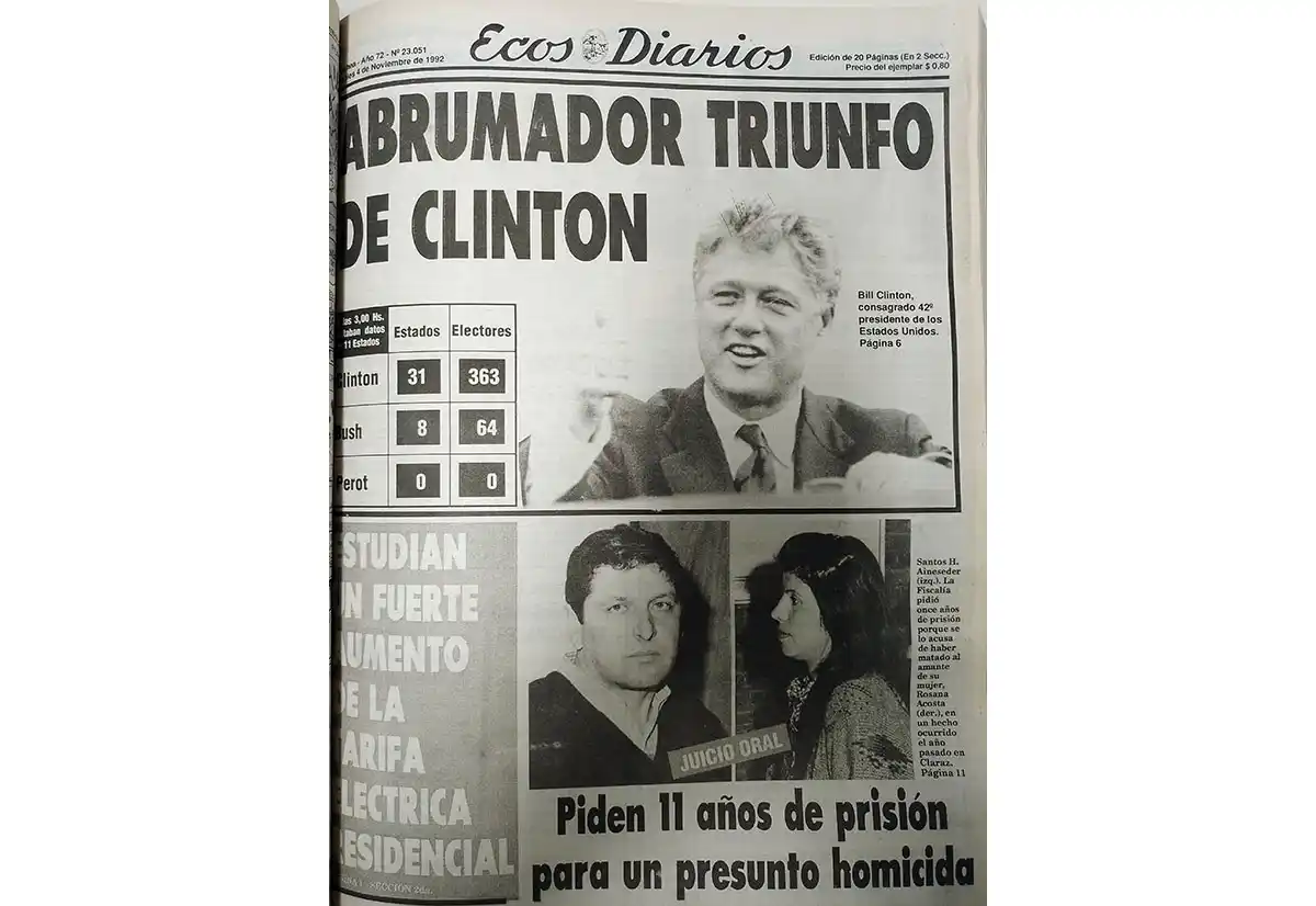 Miércoles 4 de noviembre de 1992