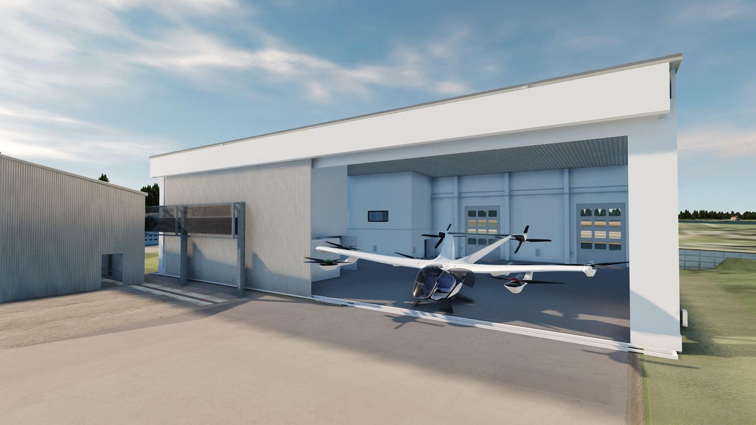 Airbus Helicopters starts to build a test centre for the CityAirbus NextGen in Germany