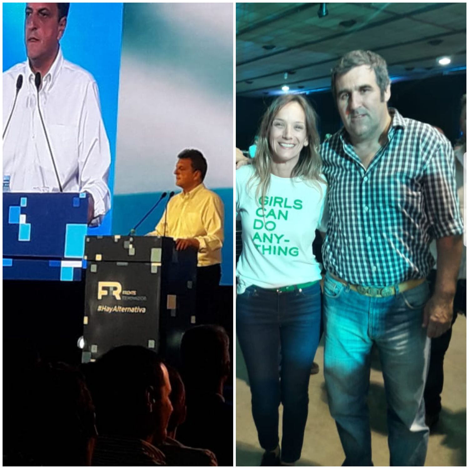 El Frente Renovador Tandil,  en el acto de Sergio Massa