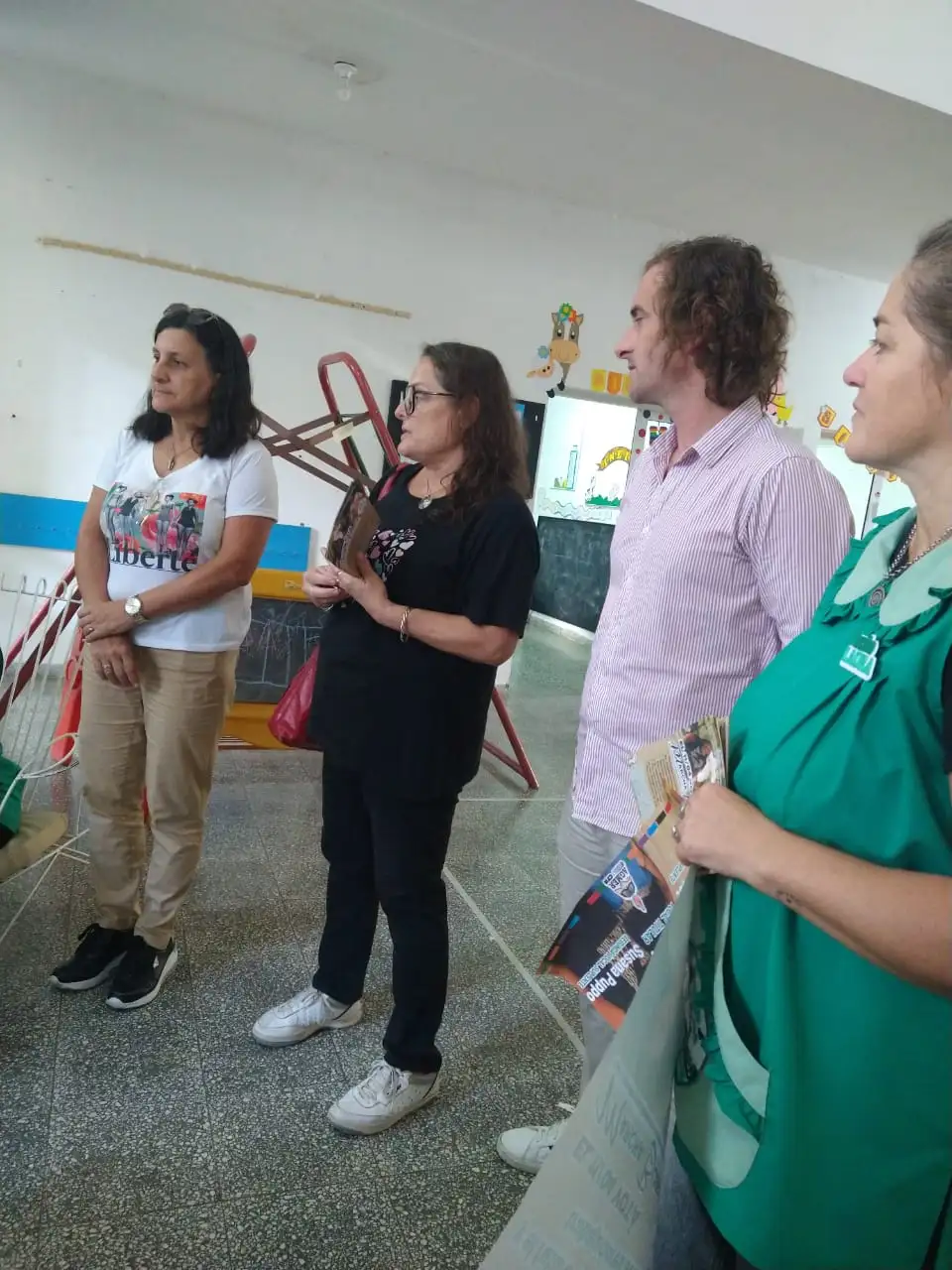 Integrantes de la lista “Marcha Blanca”, de Agmer, visitaron nuestra ciudad