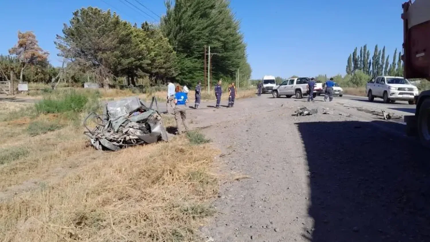 Choque frontal en Neuquén