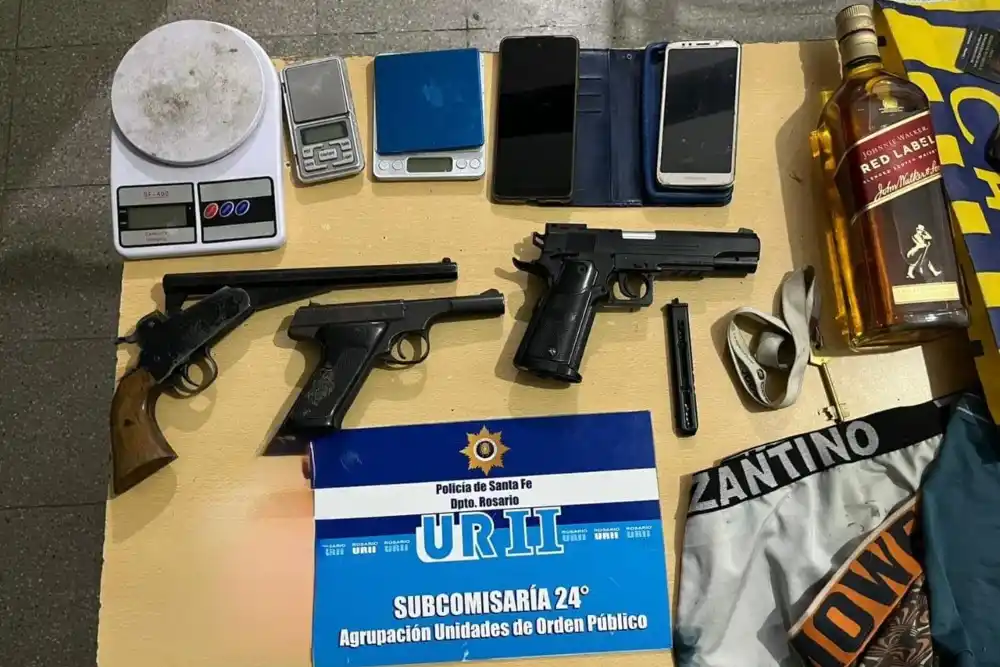 Elementos secuestrados.