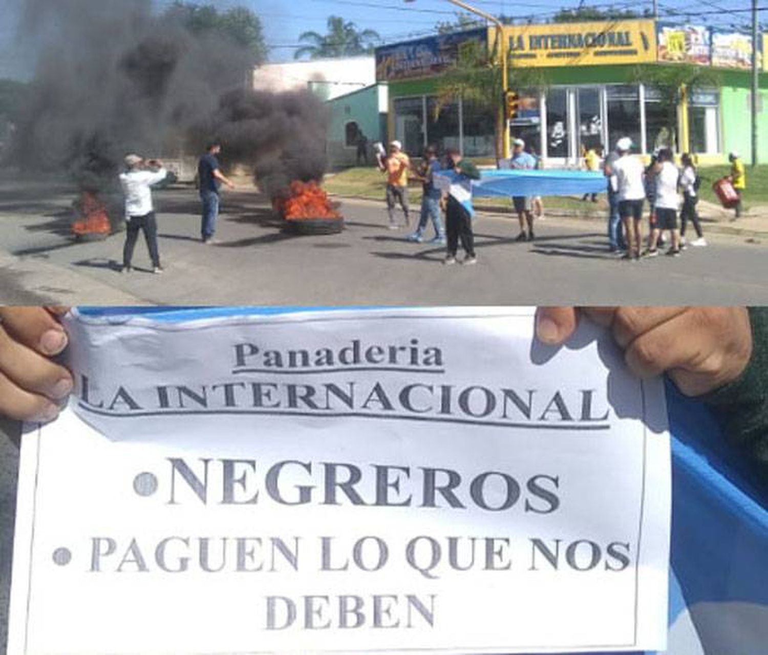 Panaderos volvió a manifestarse y continúa con la retención  de servicios 