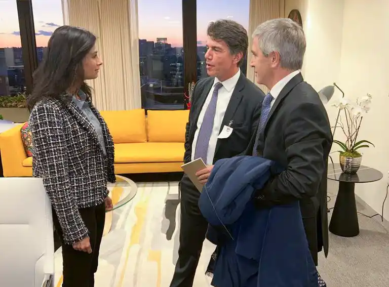 En la semana, la subdirectora Gerente del FMI, Gita Gopinath, recibió a Nicolás Posse y Luis Caputo.
