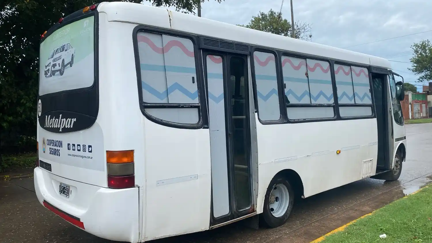 El colectivo del TUP, protagonista del siniestro.