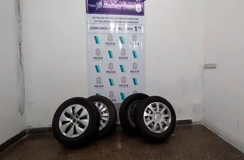 "Frenaron" a dos ladrones de ruedas