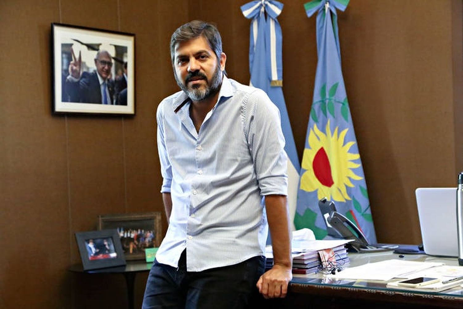 Carlos Bianco le dio su apoyo a De Pedro y dijo que “sería un excelente candidato”