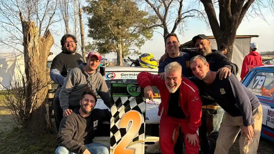 Nicolás Ricca se subió al segundo lugar del podio, en monomarca Fiat.