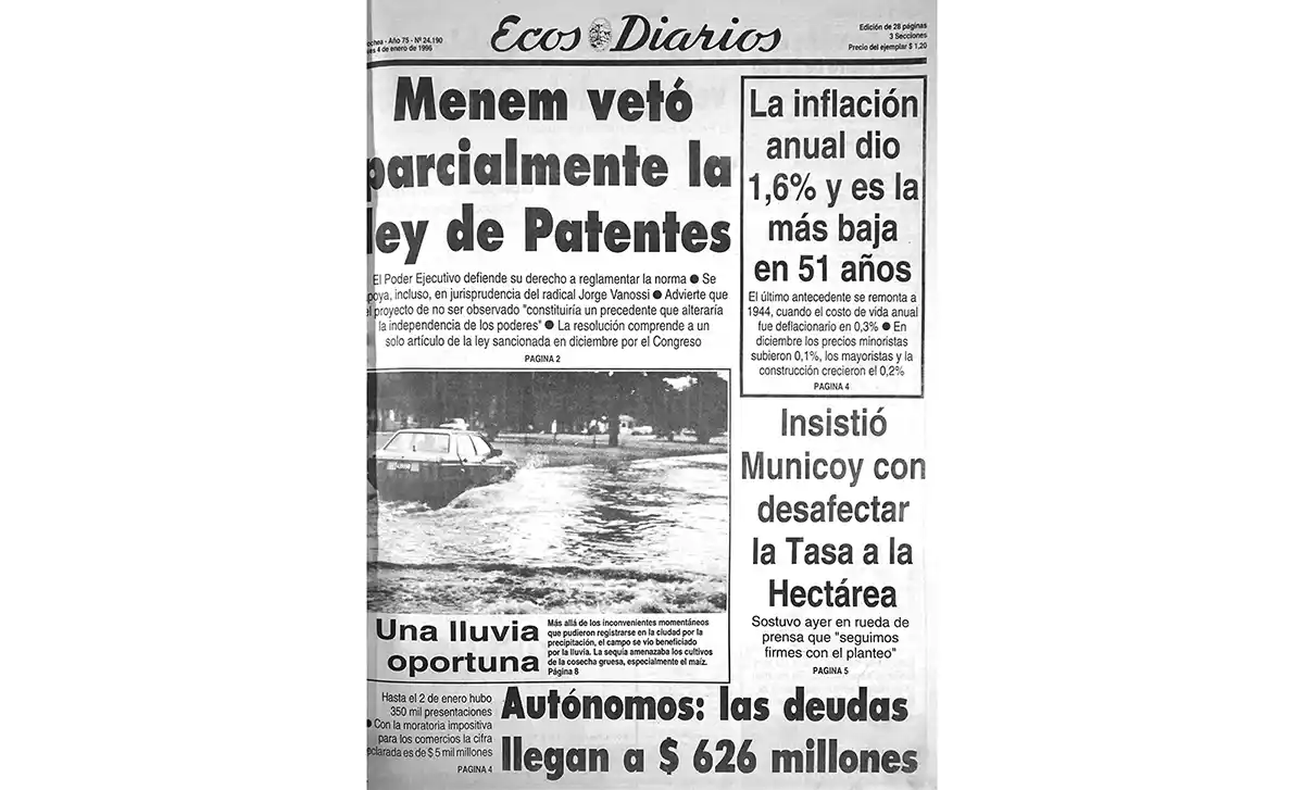 Jueves 4 de enero de 1996