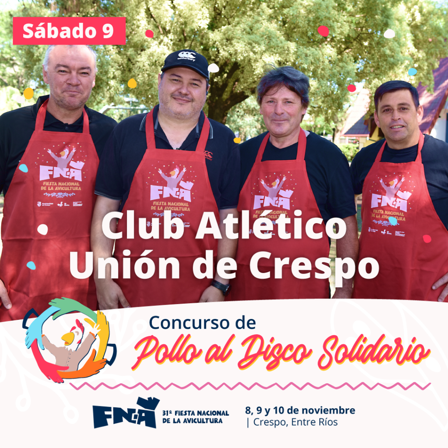 Pollo al disco solidario FNA 2024